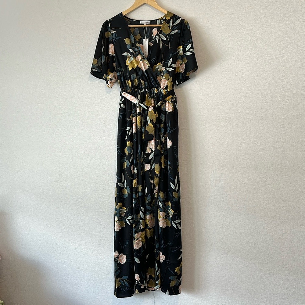 Sicily Satin Maxi Dress